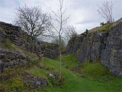 Grey rock walls