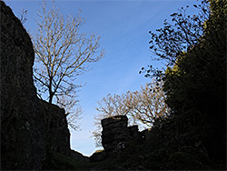 Blue sky and shadows