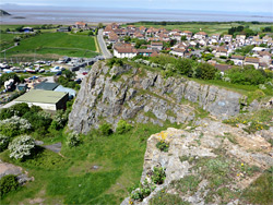 Above the quarry