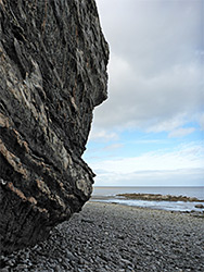 Black cliff