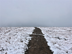 Waun Fach summit path