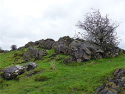 Large boulders