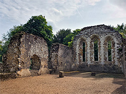 Interior of the east range