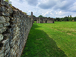 Wall of the refectory