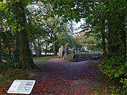 Approach to the long barrow