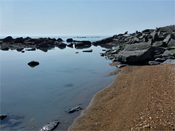 Rocks below the Wear Cliffs