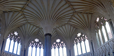 Ceiling of the chapter house