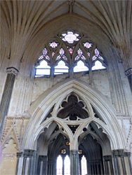 Arches near the chapter house