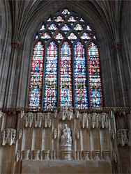 Lady chapel window