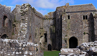 South side of the courtyard