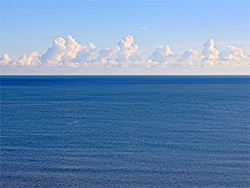 Sky, clouds and sea