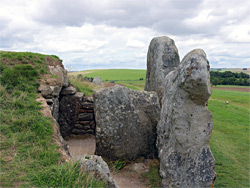 Entrance to the barrow