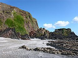 Reddish rocks