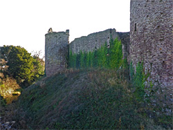 East wall of the castle