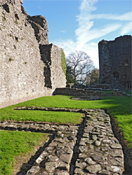 Walls from the hall