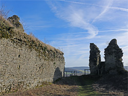 Interior of the keep