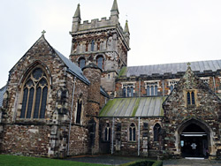 North side of the church