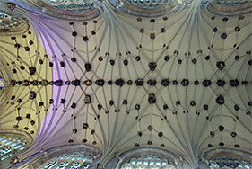 Vaulting above the nave