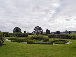 Ornamental flower bed