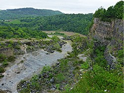 Above the quarry