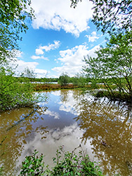 Clouds above the lake