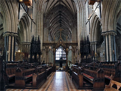 Floor of the choir