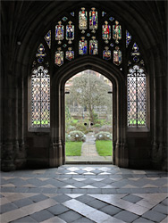 Cloister doorway