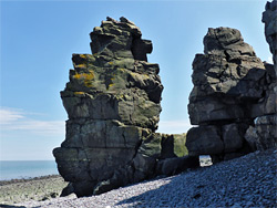 Sea stacks