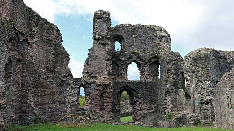 Ruins of two towers