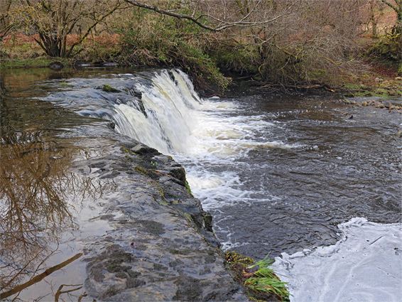 The uppermost waterfall