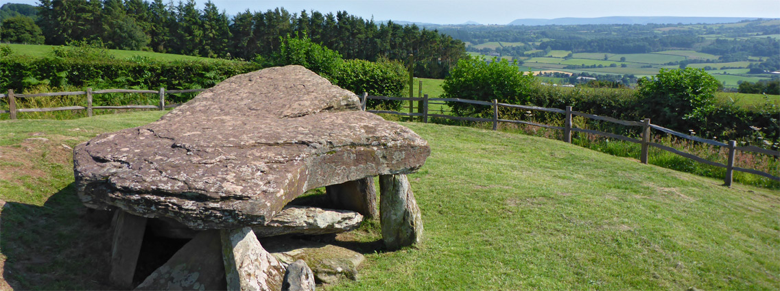 View south across the stones