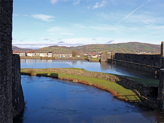 North lake, beyond the inner moat