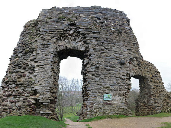 East wall of the keep