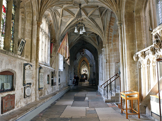 South choir aisle - west