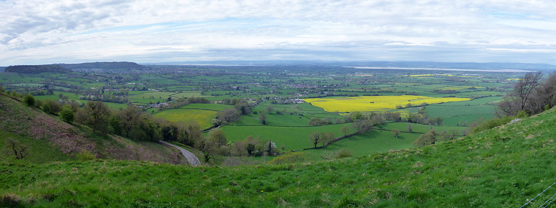 View from Coaley Peak