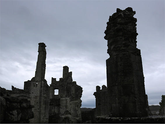 Silhouette of the castle