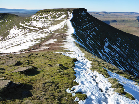 Path below Corn Du 