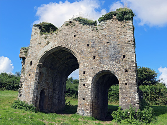 East side of the gatehouse