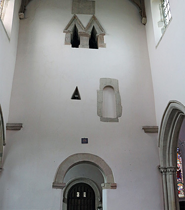 West end of the nave