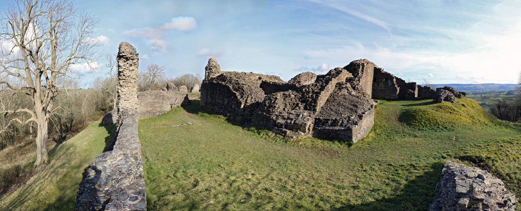 Southwest view of the castle