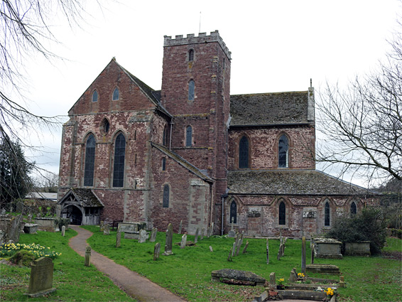 South side of the church