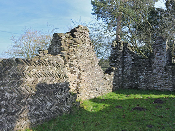 Herringbone walls