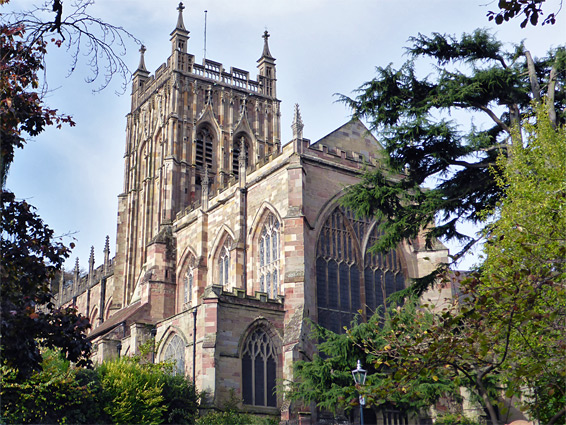 The ancient windows of Gt. Malvern Priory