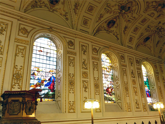 Interior of Great Witley Church