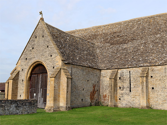 West end of the barn