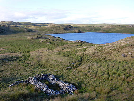 Ruin near llyn Egnant