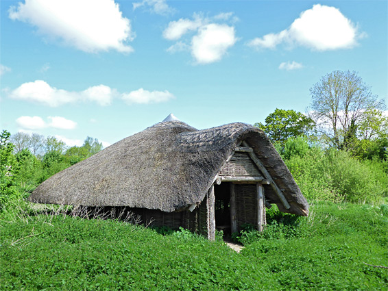 Replica of an Iron Age hut