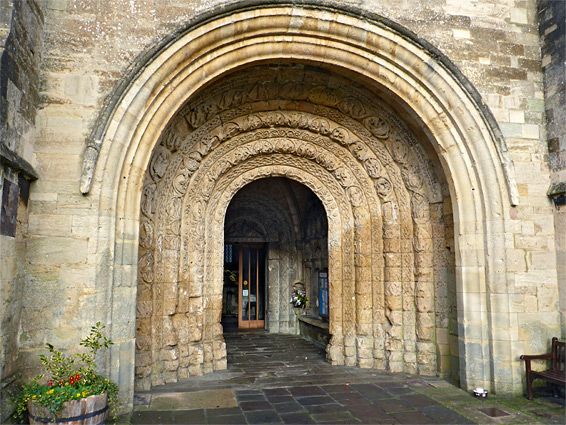 Arches of the south porch