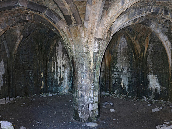 Vault below the keep