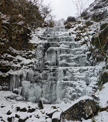 Nant Pyrgad falls